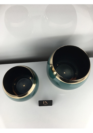 Y Dekoratif Saksı Orkide Obje Biblo Süs Eşya Salon Tv Konsol Ofis