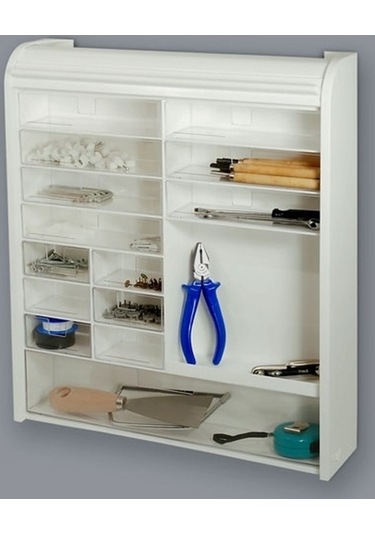 Primanova 092 Panjurlu Çok Amaçlı Kilitli Ecza ve Banyo Dolabı