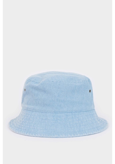 Defacto Kadın Etiketli Jean Beyzbol Basketbol Şapkası E1202ax25smbe100 Mavi