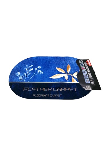 Hornest Oval Banyo Önü Paspası Mat Çok Renkli