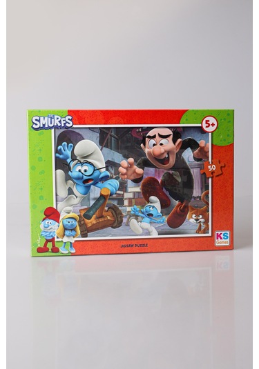 Dekomus İle Şirinler 50 Parça Puzzle