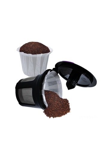 Pazly Yeniden Kullanılabilir Keurig K-cup Filtreleri - 100 Adet Beyaz, Doğal Biyobozunur Beyaz