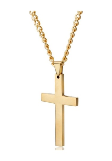 Jwl Paslanmaz Çelik Haç Kolye Istavroz Kolyesi