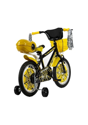 Sarissa Spinne 20 Jant 6 Ve 10 Yaş Çocuk Bisikleti Sarı + Yan Destek Tekeri Sarı