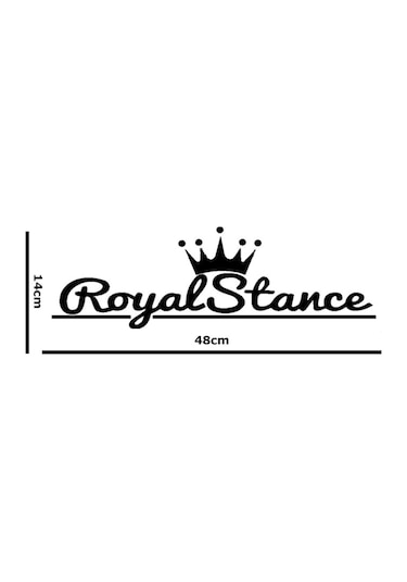Royal Stance Oto Sticker Oto Etiket Oto Aksesuar