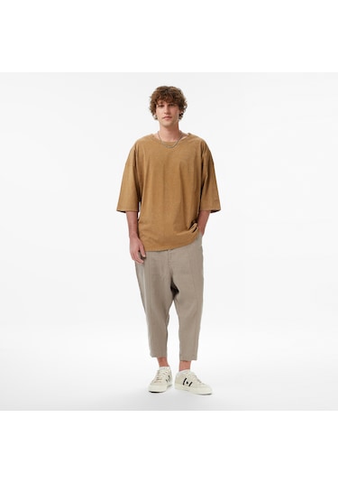 Unıted4 Regular Fit Erkek Krem Şort Mbke