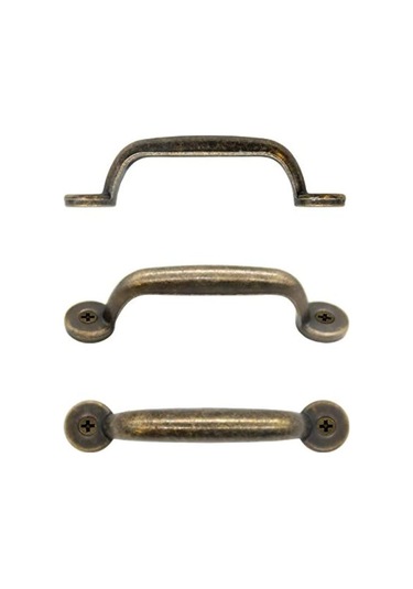 Paket Antik Bronz Çekmece Çekmece Kolları Dolap Kapakları Şifonyerler Büfeler Mutfak Sandıkları 90 X 22 Mm