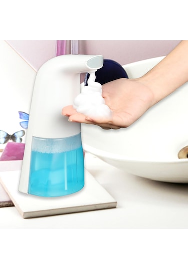 Qianfan Otomatik Dağıtıcı - Fotoselli Elektrikli Köpük Beyaz