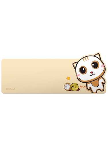 Everest KM-6283 Catty Wireless - Bluetooth Kablosuz Ultra Sessiz Özel Tasarımlı Q Klavye & Mouse + Mouse Pad Set