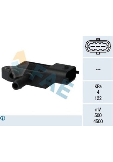 FAE 16104 Egzoz Basınç Fark Sensörü 19Dth Astra H Vectra C