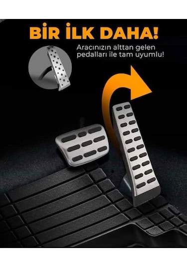 Oto Universal Paspas Krom Bej Renk Havuzlu