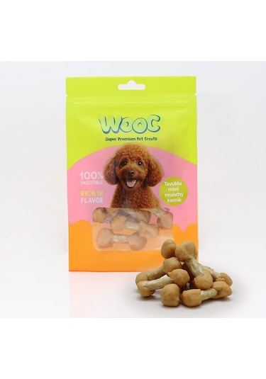 Wooc Tavuk Mini Munchy Kemik Köpek Ödülü 75 Gr