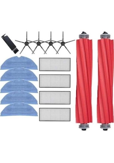 Bloomnest S7 Serisi İçin Ana Fırça Hepa Filtre Paspas Pedi Yedek Parça Elektrikli Süpürge Aksesuarları Siyah