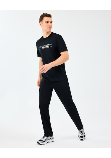 Skechers M Essential Regular Sweatpant Erkek Siyah Eşofman Altı S2610007-3817 Siyah