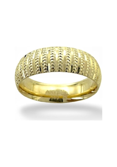 Parlak Gamze İçi Bombeli 14 Ayar Altın Alyans Yüzük