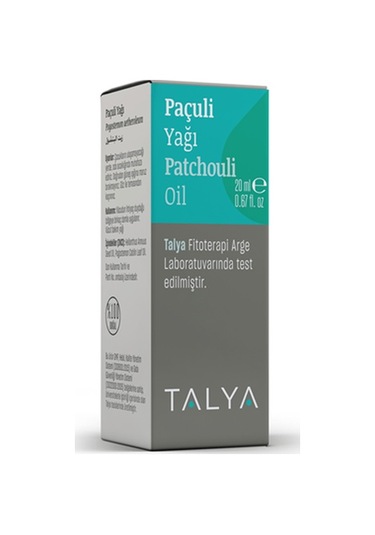 Talya Soğuk Sıkım %100 Saf ve Doğal Paçuli Yağı 20 ML