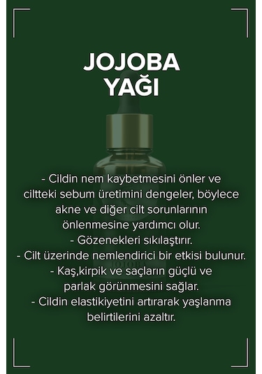 Jojoba Yağı %100 Saf Ve Soğuk Sıkım