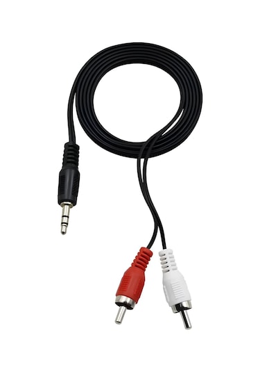 Speeduf 1.5 Metre Stereo Lale Kablo Ses Sistemi Kablosu Aux Rca
