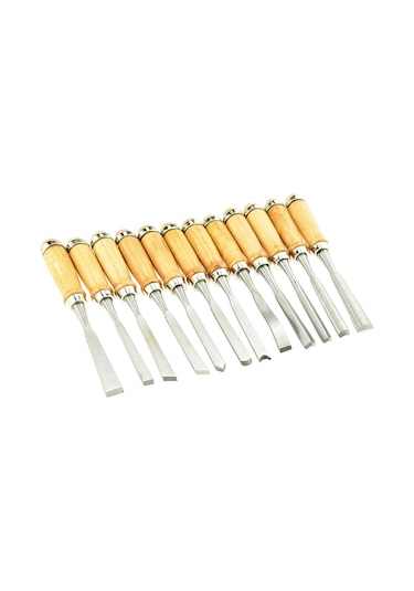 Ahşap Oyma Seti 12 Parça İskarpela Takımı