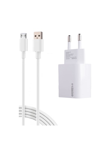 Am18 Eco Bundle 18w Hızlı Şarj Cihazı + Micro Usb Kablo , Qc 3.0 Destekli