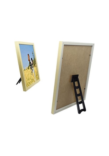 Siyah 5 Adet Fotoğraf Çerçevesi Standı Ayarlanabilir Açı Yapışkanlı Destek Fotoğraf Ekranı Stand Braketi Arka Bacak Ayak Ofis Aksesuarı M