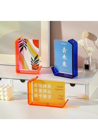 Novahub 6/7-inç Yüzen Akrilik Çerçeve, Kendin Yap, Çift Taraflı, Ev Ve Ofis Dekoru