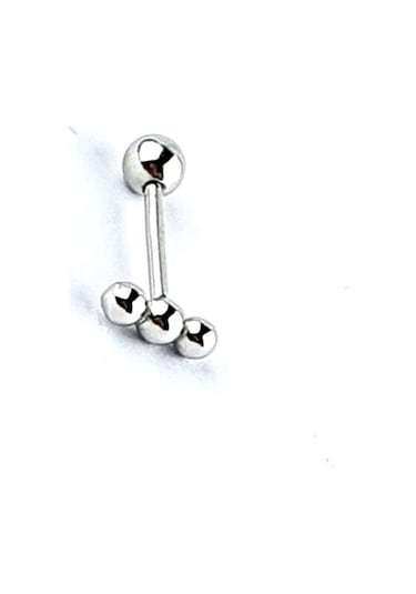 925ayar Gümüş Trend Kıkırdak Piercing Gümüş