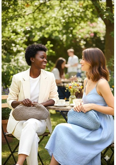 Parlak Tutmalı El Çantaları , El Yapımı Işıltılı Clutch, Örgü El Çantası Gri