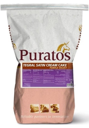 Puratos 4012503 Tegral Satin Purple Velvet Kek Karışımı 10 kg