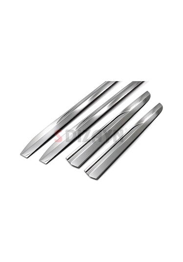 S-dizayn Renault Clio 5 Krom Yan Kapı Çıtası 4 Prç. 2019 ve Üzeri