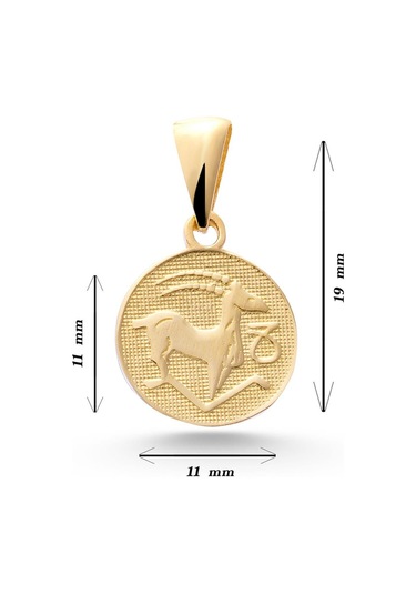 Sefa Gold 14 Ayar Altın Oğlak Burcu Kolye Ucu