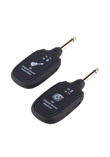 A8 Kablosuz Jak Sistemi Şarj Edilebilir Uhf Ses Kablosuz Verici A