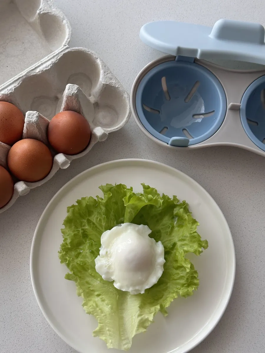 Vesna Krasna Mikrodalga Fırın İçin Yumurta Pişirme Kabı 348358750 Gri