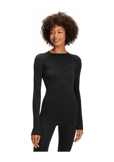 Falke Wt Longsleeved Kadın Üst İçlik-siyah Siyah