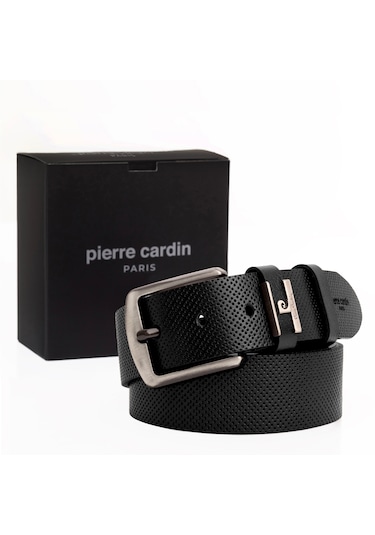 Pierre Cardin Deri Erkek Kemer En 4 Cm Pc-2099 Siyah