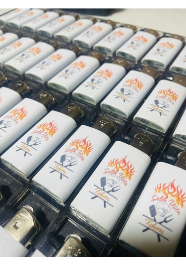 Baskılı Promosyon Çakmak. 100 Adet