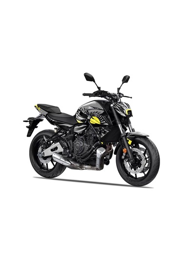 Mt-07 2020-2023 Gri Sarı Ay Japan Full Body Kit Sticker Set Çok Renkli
