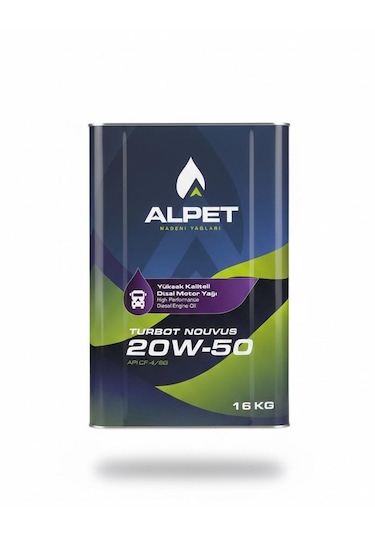 Alpet 20W-50 Turbot Nouvus Motor Yağı