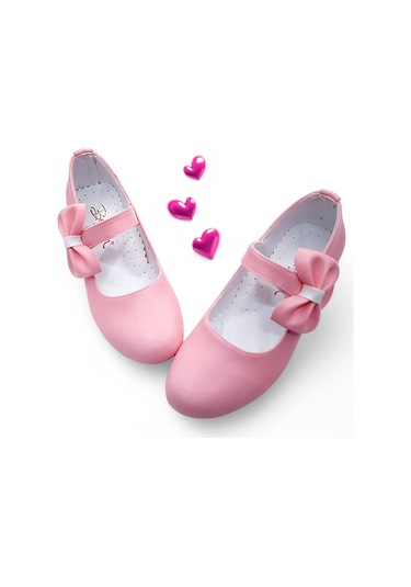 Beebron Ortopedik Topuklu Abiye Kız Çocuk Ayakkabı Soft Series Abiayk2401 Pembe Pembe