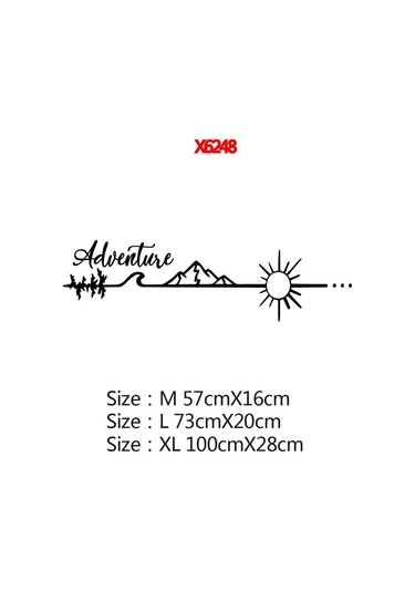 X6247-altın-l 73 Cm X 20 Cm-moda Kamp Macera Vinil Yapışkan Camper Van Suv Dekorasyon Çıkartmaları Karavan Rv Vinil Çık