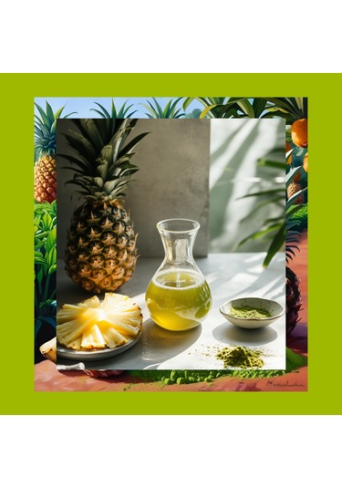 Mim and More Matcha & Ananas Sirkesi 250 ML