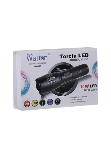 En Güçlü Şarjlı El Feneri Wt-023 Asorti