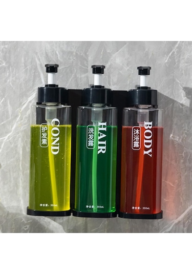 Suntek Magideal Doldurulabilir Pompa Şişesi Manuel Sabunluk 3 Kafa