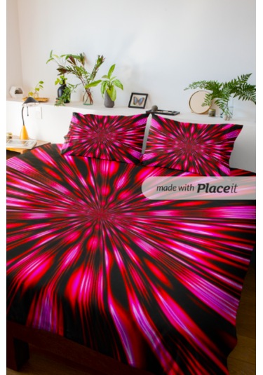 Çift Kişilik Nevresim Takımı Pamuk Saten Antibakteriyel 240 260cm Kırmızı