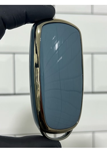 Chery Tiggo 8 Pro Smart Uyumlu Anahtar Kılıfı Gri - Gold