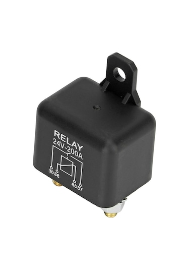 24v 200a Yüksek Akımlı Araç Başlatma Rölesi - Pirinç Bobinli, 4 Pinli, Geniş Kullanım Alanı