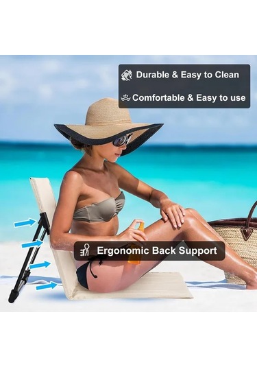 Sinuoshop Siyah 3ü 1 Açılır Havuz Şezlongu Taşınabilir Oxford Kumaş Demir Çerçeve Siyah