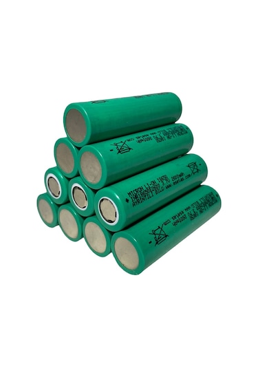 Micron 18650 3.7 V 2600 mAh Lityum Başsız Pil 10'lu