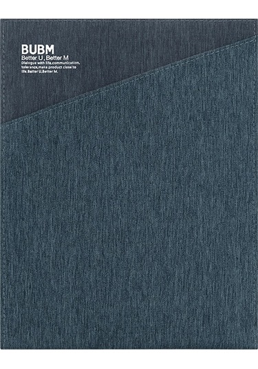 Bubm İnce Ve Hafif İpad Uyumlu Koruma Kılıfı, Su Geçirmez Ve Tüylü Astarlı, Büyük Boy, Koyu Mavi Koyu Mavi Koyu Mavi