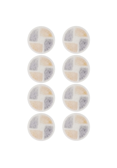 Ecronicword 8 Parçalı Kedi Su Çeşmesi Filtresi Evcil Hayvan